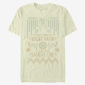 Queens Disney Pocahontas - Grandmother Willow Cross Stitch Unisex T-Shirt Natural