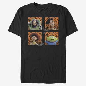 Queens Disney Toy Story 1-3 - Halloween Four Square Unisex T-Shirt Black