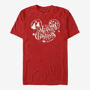 Queens Disney Mickey & Friends - Holiday Ears Unisex T-Shirt Red