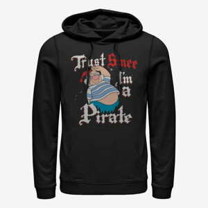 Queens Disney Peter Pan - Smee Pirate Unisex Hoodie Black