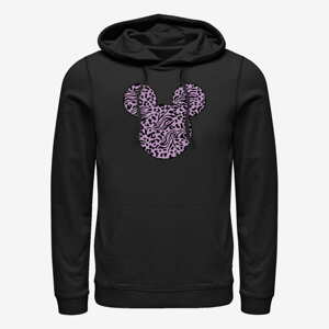 Queens Disney Classic Mickey - Mickey Zebra Cheeta Fill Unisex Hoodie Black