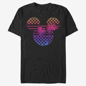 Queens Disney Classic Mickey - Roadster Palm Mickey Unisex T-Shirt Black