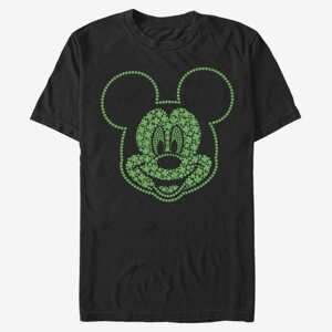 Queens Disney Classic Mickey - Micky Shamrocks Unisex T-Shirt Black