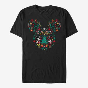 Queens Disney Mickey Classic - Icon Ear Fill Unisex T-Shirt Black