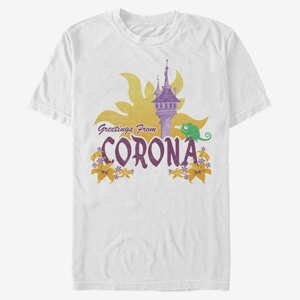 Queens Disney Tangled - Corona Destination Unisex T-Shirt White