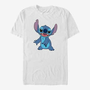 Queens Disney Lilo & Stitch - Basic Stitch Unisex T-Shirt White