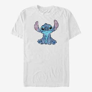 Queens Disney Lilo & Stitch - Simply Stitch Unisex T-Shirt White