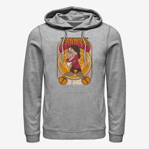 Queens Disney Snow White and the Seven Dwarfs - Grumpy Gig Unisex Hoodie Heather Grey