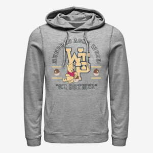 Queens Disney Winnie the Pooh - Winnie The Pooh Collegiate Unisex Hoodie Heather Grey