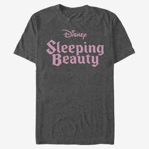 Queens Disney Sleeping Beauty - Sleepng Beauty Logo Unisex T-Shirt Dark Heather Grey