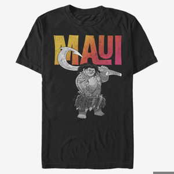 Queens Disney Moana - Maui Unisex T-Shirt Black