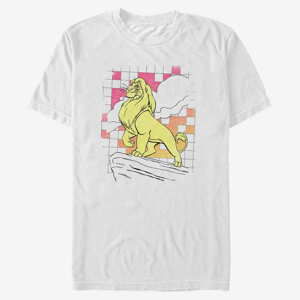 Queens Disney The Lion King - Hyper Color Pride Rock Unisex T-Shirt White