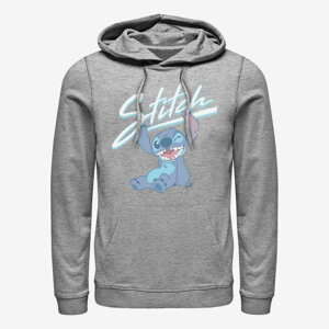 Queens Disney Lilo & Stitch - Stitch Wink Unisex Hoodie Heather Grey