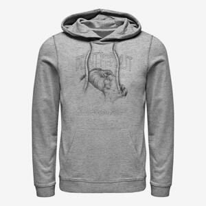 Queens Disney Beauty & The Beast - Beauty Sketch Unisex Hoodie Heather Grey