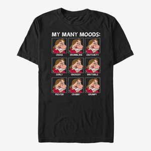 Queens Disney Snow White and the Seven Dwarfs - Grumpy Moods Unisex T-Shirt Black