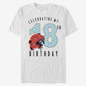 Queens Disney Big Hero 6 Movie - Baymax 18 Years Unisex T-Shirt White