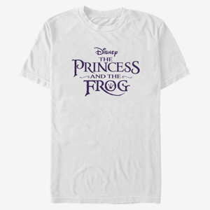 Queens Disney The Princess & The Frog - Princess Frog Logo Unisex T-Shirt White