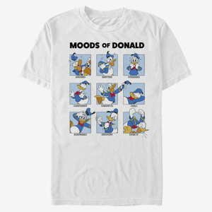 Queens Disney Classic Mickey - Donald Moods Unisex T-Shirt White