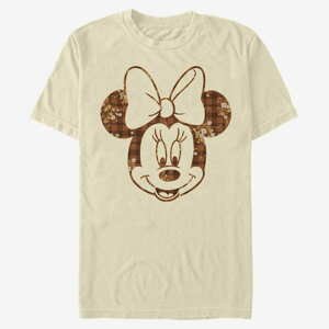 Queens Disney Classic Mickey - Fall Floral Plaid Minnie Unisex T-Shirt Natural