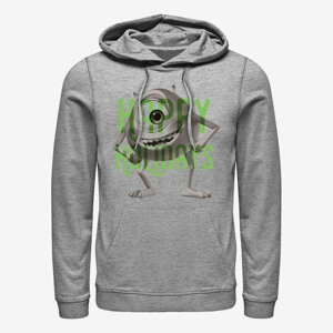 Queens Disney Monster's Inc. - Monster Holiday Unisex Hoodie Heather Grey