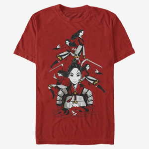 Queens Disney Mulan: Live Action - Mulan Poses Unisex T-Shirt Red