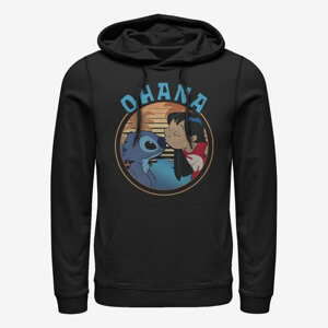 Queens Disney Lilo & Stitch - Lilo And Stitch Ohana Unisex Hoodie Black