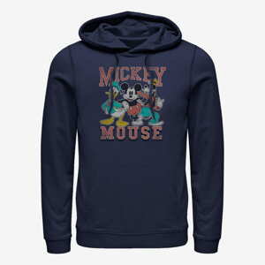 Queens Disney Mickey Classic - Micky Crew Unisex Hoodie Navy Blue