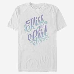Queens Disney The Little Mermaid - Kiss The Girl Unisex T-Shirt White