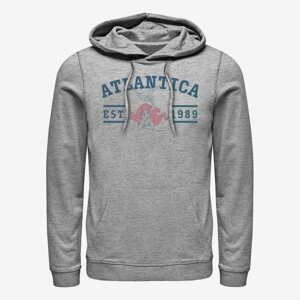 Queens Disney The Little Mermaid - Atlantis College Unisex Hoodie Heather Grey