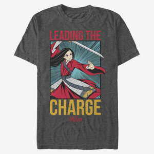 Queens Disney Mulan: Live Action - Comic Mulan Unisex T-Shirt Dark Heather Grey