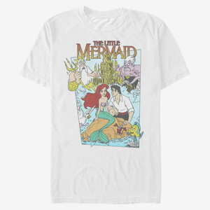 Queens Disney The Little Mermaid - Mermaid Cover Unisex T-Shirt White