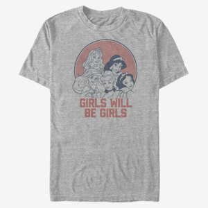Queens Disney Princess - Girl Vibes Unisex T-Shirt Heather Grey