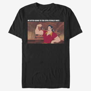 Queens Disney Beauty & The Beast - Gaston Gym Meme Unisex T-Shirt Black