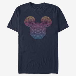 Queens Disney Classic Mickey - Mickey Mandala Fill Unisex T-Shirt Navy Blue