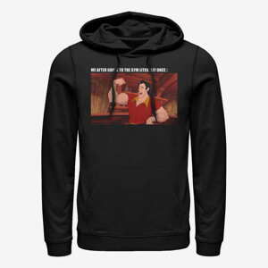 Queens Disney Beauty & The Beast - Gaston Gym Meme Unisex Hoodie Black