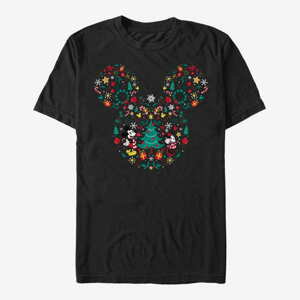 Queens Disney Mickey Classic - Icon Ear Fill Unisex T-Shirt Black