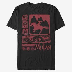 Queens Disney Mulan: Live Action - Mulan Block Unisex T-Shirt Black