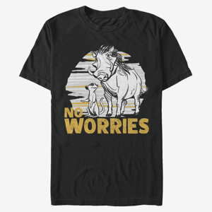 Queens Disney Lion King - No Worries Club Unisex T-Shirt Black