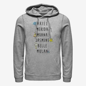 Queens Disney Princess - NAME STACK Unisex Hoodie Heather Grey