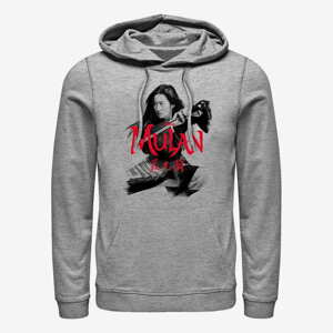 Queens Disney Mulan: Live Action - Fighting Stance Unisex Hoodie Heather Grey