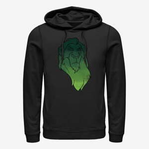 Queens Disney The Lion King - Watercolor Scar Unisex Hoodie Black