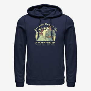 Queens Disney The Princess & The Frog - Dreams Do Come True Unisex Hoodie Navy Blue