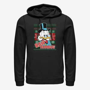 Queens Disney Ducktales - Bah Humbug Scroog Unisex Hoodie Black