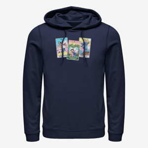 Queens Disney Lilo & Stitch - LILO STITCH TAROT Unisex Hoodie Navy Blue