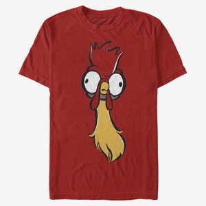 Queens Disney Moana - Big Face Hei Hei Unisex T-Shirt Red