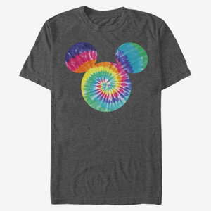 Queens Disney Classic Mickey - Mickey Tie Dye Fill Unisex T-Shirt Dark Heather Grey