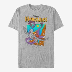 Queens Disney Hercules - Hydra Escape Unisex T-Shirt Heather Grey
