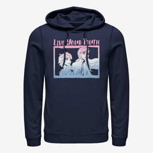 Queens Disney Frozen 2 - LIVE YOUR TRUTH Unisex Hoodie Navy Blue