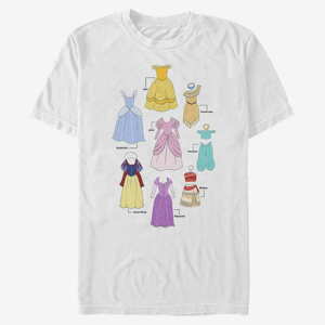 Queens Disney Princess - Textbook Dresses Unisex T-Shirt White