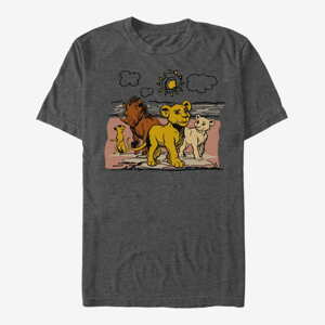 Queens Disney The Lion King: Live Action - Hakuna Group Unisex T-Shirt Dark Heather Grey